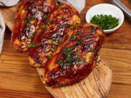 Turn chicken frequently to cook evenly on both sides. The Easiest Bbq Chicken Breast You Ll Ever Make Scrambled Chefs