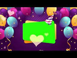 Happy Birthday Green Screen Frame Background Ultra Hd Youtube Greenscreen Frame Background Green Screen Backgrounds