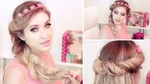 Wedding hairstyles with headband can look chic, sophisticated, and even adorable. Braided Headband Hairstyles For A Party Prom Wedding Medium Long Hair Tutorial Youtube