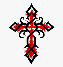 Colorful celtic knot cross tattoo standing for saintly penchant. Tribal Cross Tatuagem Tattoo Lucianoballack Tribal Cross Tattoo Designs Hd Png Download Kindpng