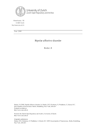 Pdf Bipolar Affective Disorder
