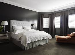 Denai Kulcsar Interiors Bedrooms Gray And Orange Bedroom Dark Gray Bedroom Platinum Gray Walls Light Gray Bedroom Bedroom Wall Colors Gray Bedroom Walls