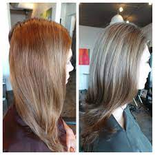 Don T Strip Your Hair My Rad New Client Came To Me From Her Ex Color Person They Left Here Brassy Red From A Dark Brown Co Hair Red Brown Hair Hair