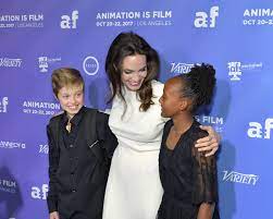 Angelina Jolie's Children Shiloh and Zahara Were Her Dates to a Movie Premiere Last Night