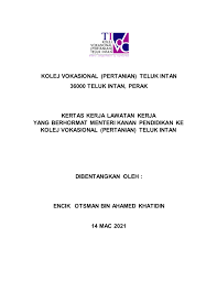 Puan norita binti harijaman disediakan oleh: Kertas Kerja Lawatan Menteri