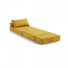 Il pouf letto nasce dall'esigenza di ospitare per la notte amici o parenti all'ultimo momento. Keihome Linea J Pouf Letto Arty Tessuto Senape Keihome Linea J Giorno Pouf