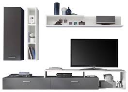 Finden sie ihre persönliche design wohnwand mit perfekter funktionalität, die bei ihren gästen einen bleibenden eindruck hinterlassen wird. Wohnwand In Weiss Und Schwarz Online Kaufen