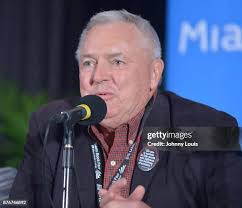 Javier Granda and Walter Isaacson attend The Miami Book Fair at Miami...  News Photo