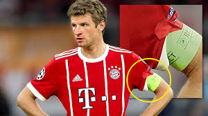 Too Thin Arms Thomas Muller Has A Problem With Uefa S Captain Armband Footy Headlines