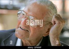 Aug 16, 2006; Del Mar, California, USA; 93 year old EARL NEFF makes his way  to betting window to place a bet
