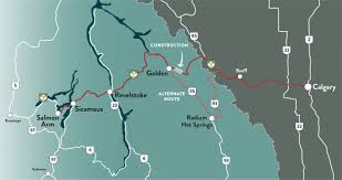 The highway is closed between hope and merritt. Get Into Bc Highway Construction East Of Golden