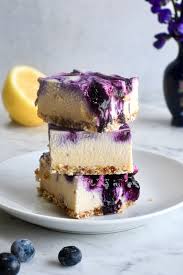 No Bake Blueberry Bars
