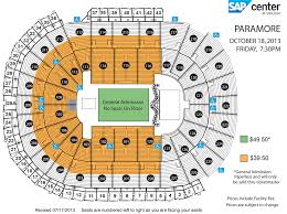 Hp Pavillion San Jose Concert Seating Chart Nationwide Arena