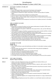 The curriculum vitae, also known as a cv or vita, is a comprehensive statement of your educational background, teaching, and research experience. Academic Manager Resume Samples Velvet Jobs