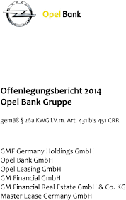 Opel szentgotthard automotive manufacturing llc. Offenlegungsbericht 2014 Opel Bank Gruppe Pdf Kostenfreier Download