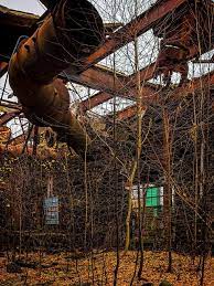 Derelict Factory Small Forest Monroe Ct Derelict Abandoned Factory Forest