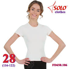 Best offers for knitted women outfit ideas and get free shipping. T Shirt Solo S 28 116 122 Col White Fd650 106 28 T Shirts Tops Fur Rhythmische Sportgymnastik Professionelle Gerate Fur Rhythmische Sportgymnastik Gunstig Kaufen Bei Rsg Shop Com