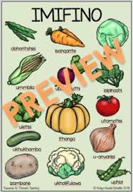 Isizulu Fruit And Vegetables Posters By Treasures For Thematic Teaching Teachers Thematic Teaching Different Fruits And Vegetables English Writing Skills