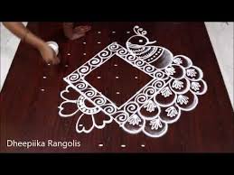 Pin By Reavathi Chandra On Reavathi Rangoli Designs Rangoli Designs With Dots Easy Rangoli Designs Diwali