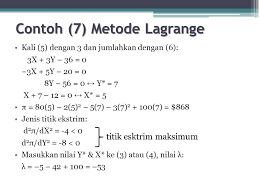 Energi kinetik partikel dalam koordinat kartesian adalah fungsi dari kecepatan, energi potensial partikel yang bergerak dalam medan gaya konservatif adalah fungsi dari posisi. Diferensial Optimalisasi Ppt Download
