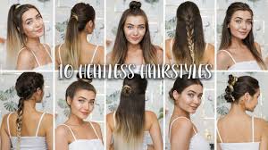 The best school hairstyles for girls keep changing with the trends and every year we have lots of new cute hairstyles for school easy that can be styled within a few minutes. 10 Easy Heatless Back To School Hairstyles Youtube