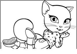 Discover why the coloring book community loves fun cat coloring pages & enjoy while coloring unique kitten coloring sheets! Talking Tom Coloring Pages Kizi Coloring Pages