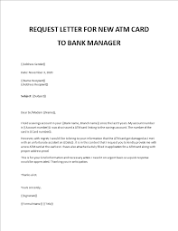 I have recently changed my mobile number to 9856265*** contact number). Request Letter For New Atm Card