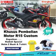 Katalog Modifikasi Motor Yamaha R15 Custom Tampil Beda Bersama Produk Modifikasi Motor Yamaha Painting Custom Keren Bergaransi Motor Motor Sport Motor Yamaha