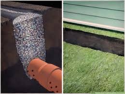 Follow these tips when burying downspouts attached to gutters to ensure the gutters push water far enough away from your home's foundation and basement. 3 Ways To Drain Water Away From Your Home Wikihow