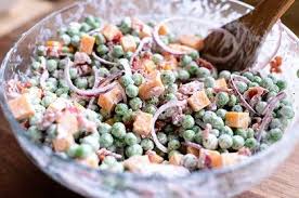 This Simple Pea Salad Is A Warm Weather Essential Recipe Pea Salad Pea Salad Recipes Pioneer Woman Pea Salad
