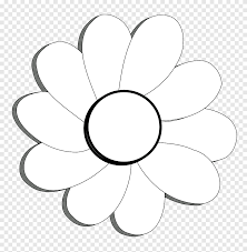 15 contoh ragam hias flora pada batik lukisan ukiran dan tenun. White Petal Flora Circle Area S Of Black And White Flowers White Symmetry Png Pngegg