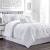 White And Grey Comforter Set