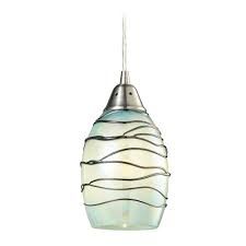 Jezebel radiance 8w seafoam green small flame mini pendant. Mini Pendant Light With Mint Green Glass 31348 1mn Destination Lighting