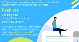 Rekrutmen lowongan kerja pendaftaran tenaga kementerian koordinator bidang perekonomian republik diutamakan memiliki pengalaman bekerja di instansi pemerintah minimal 1 tahun. Lowongan Kerja Surveyor Pemetaan Potensi Batik Jepara Unisnu