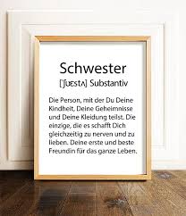 Schwester Definition Geschenk Fur Schwester Geburtstagsgeschenk Familie Plakat Worterbuch Poster Text Skandinavisch Schwarz Weiss Geschenk Schwester Alles Gute Zum Geburtstag Text Schwester Zitate