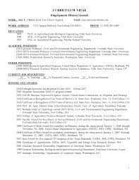 CURRICULUM VITAE Employment History/Awards