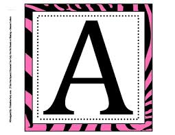 One thing i always do before throwing a party at our . 8x8 Inch Large Square Printable Alphabet Letters Printable Banner Letters
