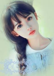 Imagen De Art Beautiful Girl And Digital Art Portrait Dessin Kawaii Art Numerique
