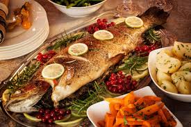 The long tradition of eating seafood on christmas eve dates from the roman catholic tradition of abstaining from eating meat on the eve of a feast day. How To Make Christmas Dinner With Seafood Act Now Recipe