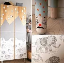 Schoner Ikea Ivar Hack Furs Kinderzimmer Einfach Den Schrank Mit Tapete Bekleben Und Mit Farbe Streichen Kid Room Decor Kids Room Design Kids Decor