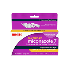 Vaginal yeast infections are an uncomfortable reality for a lot of women. Meijer Miconazole 7 Nitrate Vaginal Cream 7 Day Treatment 1 59 Oz Yeast Infection Treatment Meijer Grocery Pharmacy Home More
