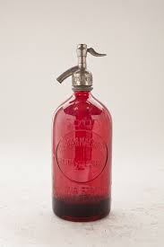 Antique vintage seltzer bottle from bronx n.y. Red Vintage Seltzer Bottle Etsy Old Bottles Antique Bottles Bottle