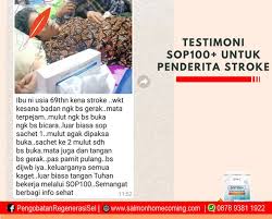 Testimoni Sop 100 Plus Untuk Stroke Dan Jantung Di 2020 Gerak