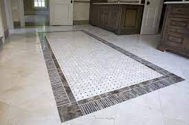 Jul 01, 2020 · sometimes all you need from a backsplash is a small border of impermeable stone that does its job while fading seamlessly into the background, like this integrated gray and white marble backsplash border in a bathroom design from leclair decor. 6 Design Ideas For Tile Rugs This Old House