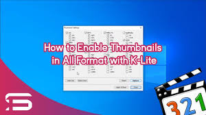 From all10soft.com these codec packs are compatible with windows vista/7/8/8.1/10. How To Enable Thumbnails In All Formats With K Lite Youtube