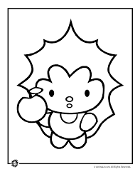 This collection includes mandalas, florals, and more. Cute Animal Coloring Page Hedgehog Woo Jr Kids Activities Children S Publishing