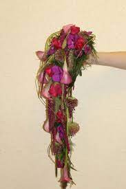 Bouquet De Mariee Decoratif Fluide Realise Par Les Bp 1 Ere Annee Juin 2018 Cfa Blagnac France Bouquet Mariee Bouquet Fleuriste