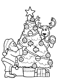 Papa Noel Para Colorear Navidad