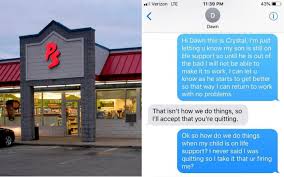 mom with son on life support shares viral post of boss firing her over text cbs news mom with son on life support shares