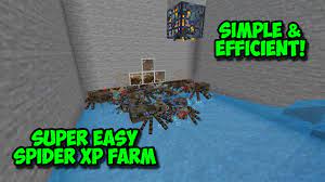 You will learn how to link multiple spawners together and create a very productive farm. Minecraft Spider Xp Farm Minecraft Ps4 Xbox Simply Efficient Youtube